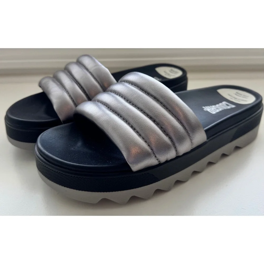 Cougar Prato-L Slide Sandal‎ (Women) - Metallic Silver Size 9 NWOB